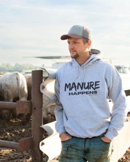 'Manure Happens' Adult Hoodie