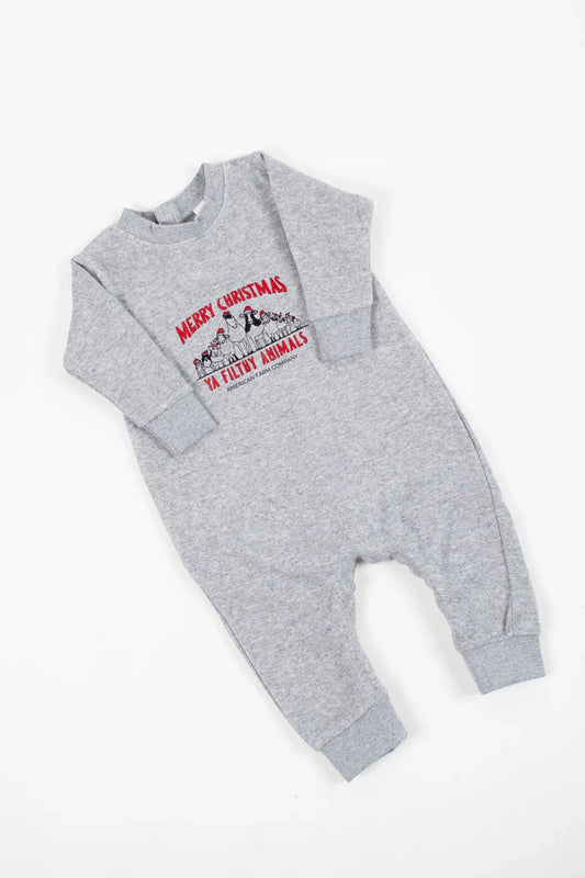 'Merry Christmas Ya Filthy Animal' Baby One Piece