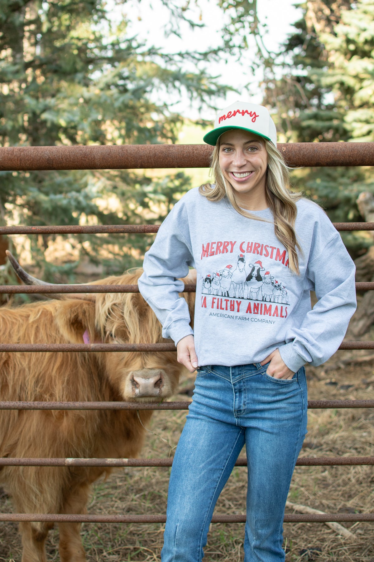 'Merry Christmas Ya Filthy Animals' Crewneck