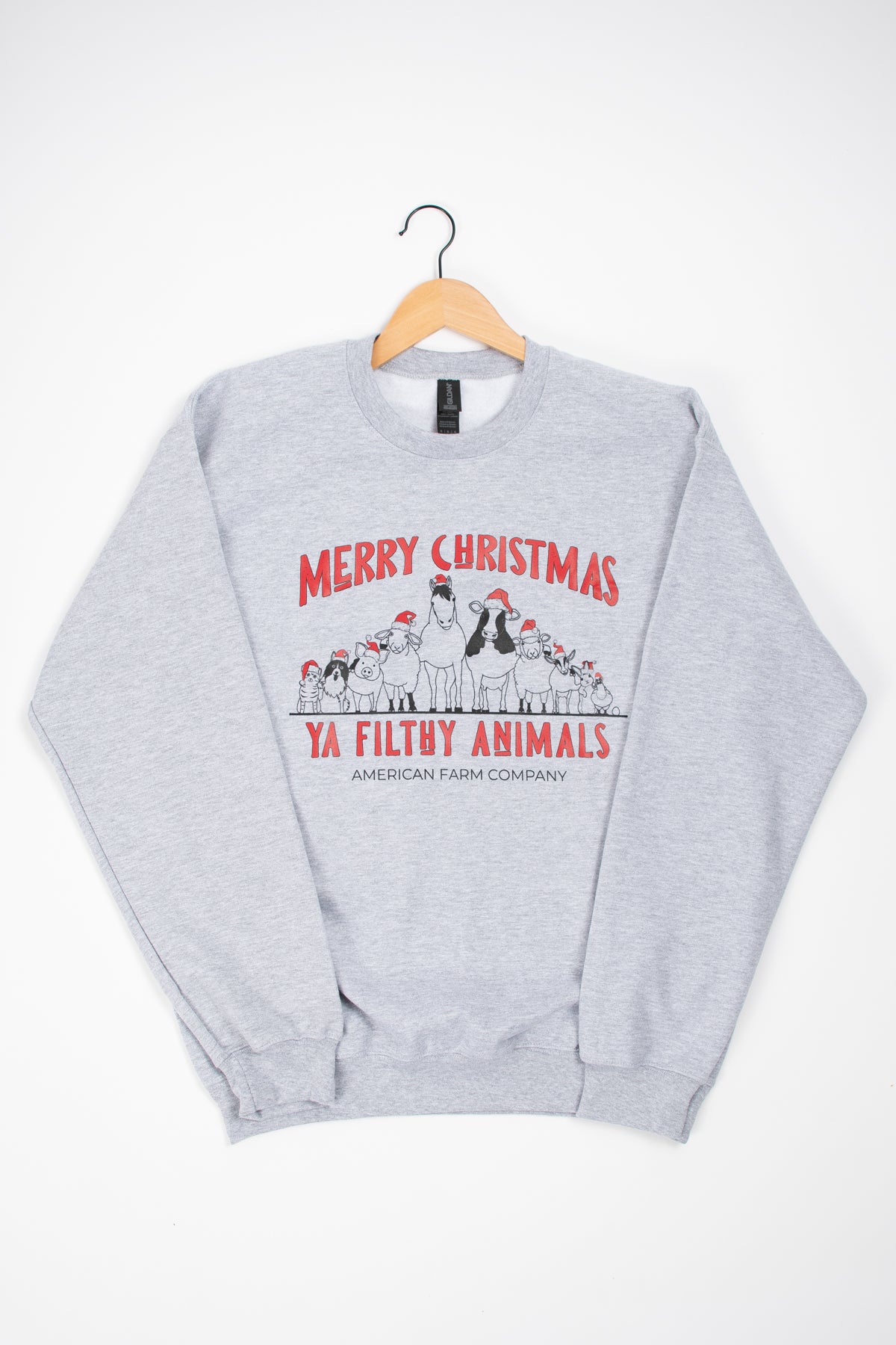'Merry Christmas Ya Filthy Animals' Crewneck