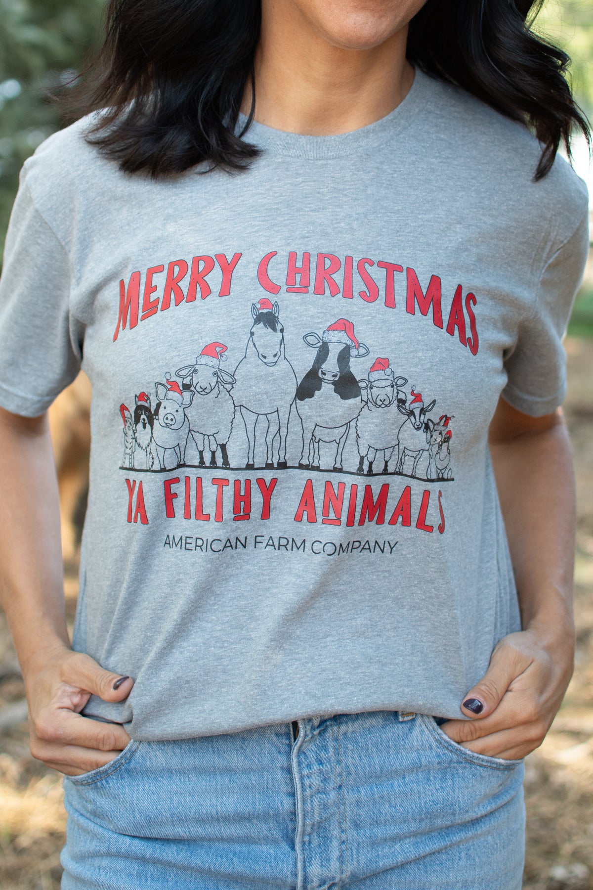 'Merry Christmas Ya Filthy Animals' Tee