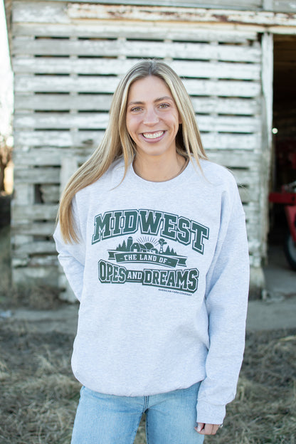 'Midwest- Land of Opes and Dreams' Crewneck