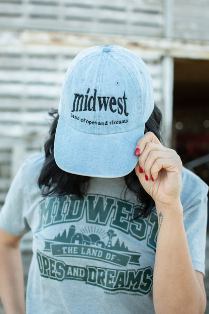 'Midwest - Land of Opes and Dreams' Denim Hat