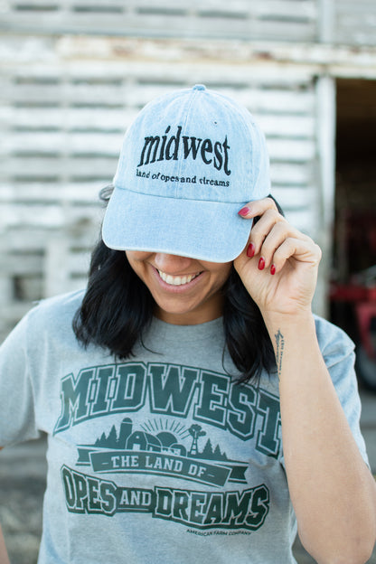 'Midwest - Land of Opes and Dreams' Denim Hat