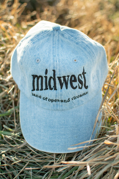 'Midwest - Land of Opes and Dreams' Denim Hat