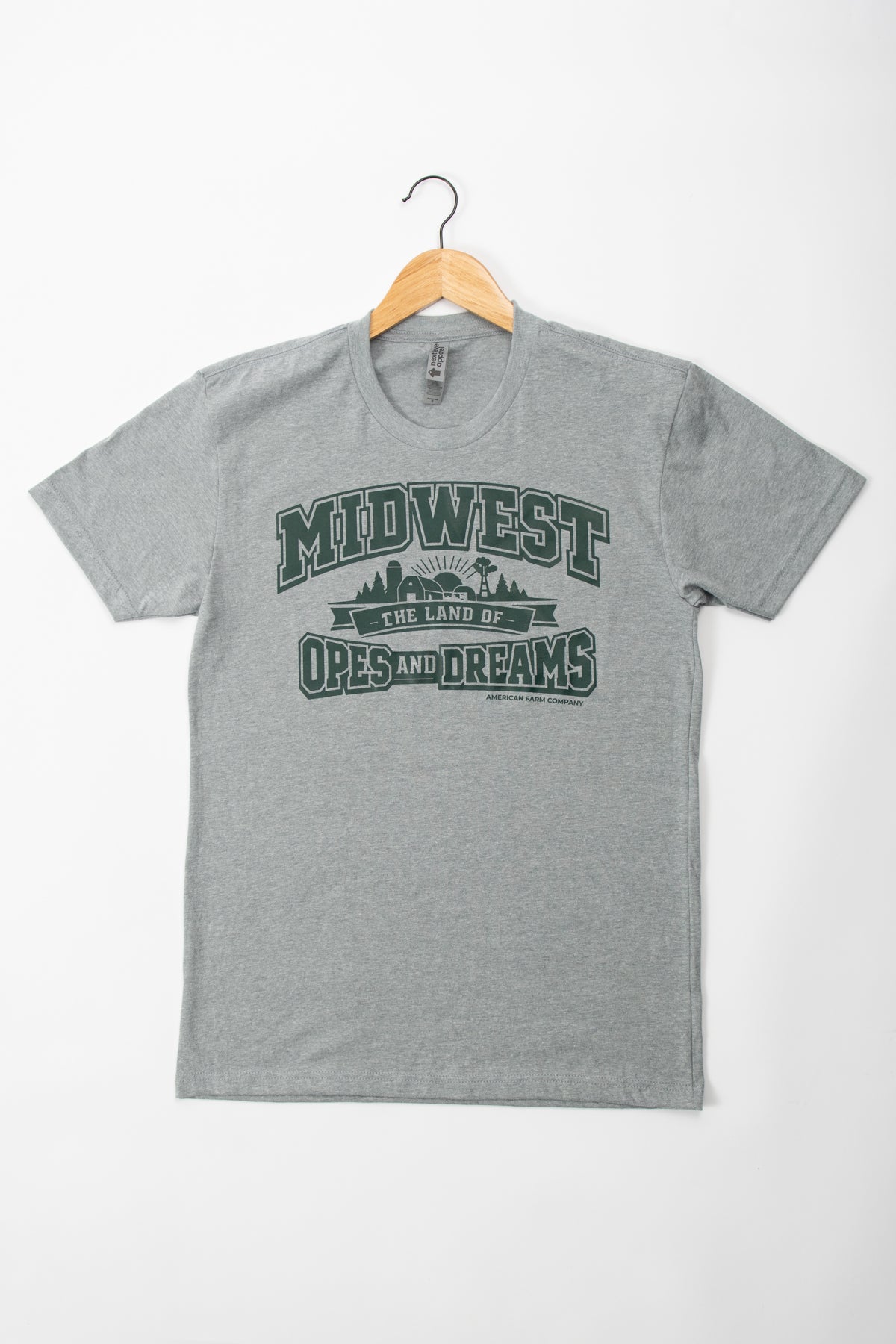 Midwest - Land of Opes and Dreams' Gray Essentials Tee