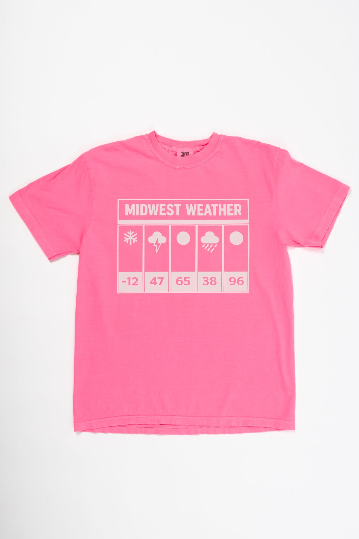 'Midwest Weather' Neon Tee