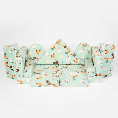 Mint Chicken Kids 14pc Foam Couch *PREORDER*
