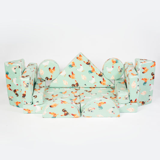 Mint Chicken Kids 14pc Foam Couch *PREORDER*