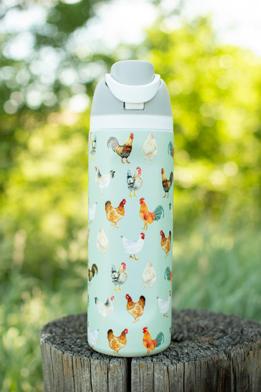 Mint Chicken 24oz Skinny Silo Tumbler