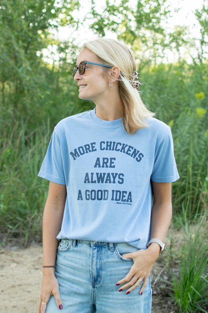 'More Chickens Are Always A Good Idea' Adult T-Shirt