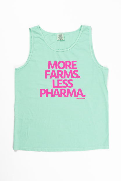 More Farms. Less Pharma.' Island Reef Tank Top