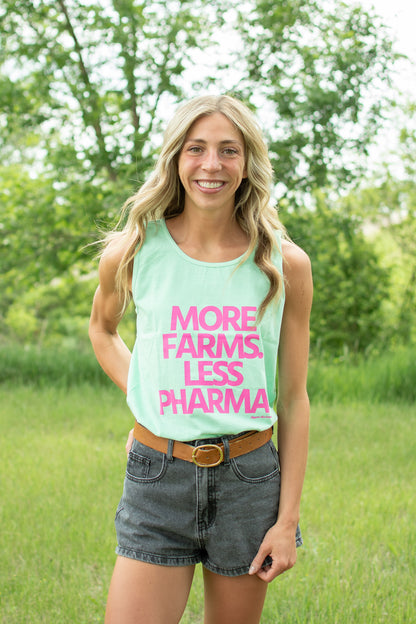 More Farms. Less Pharma.' Island Reef Tank Top