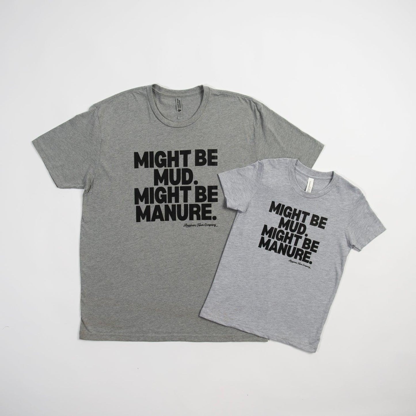 Mud or Manure Grey Toddler/Youth Tee - American Farm Company