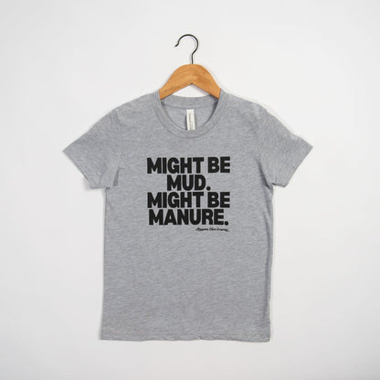 Mud or Manure Grey Toddler/Youth Tee - American Farm Company