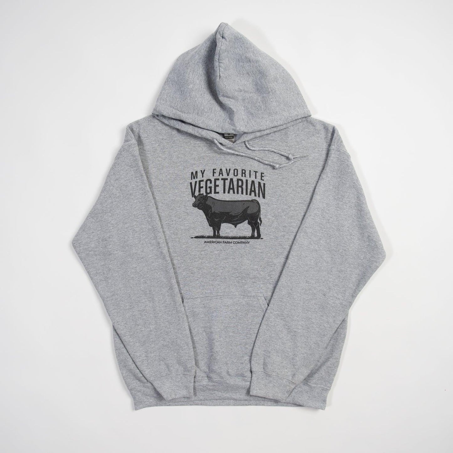 ‘My Favorite Vegetarian’ Steer Hoodie - American Farm Company