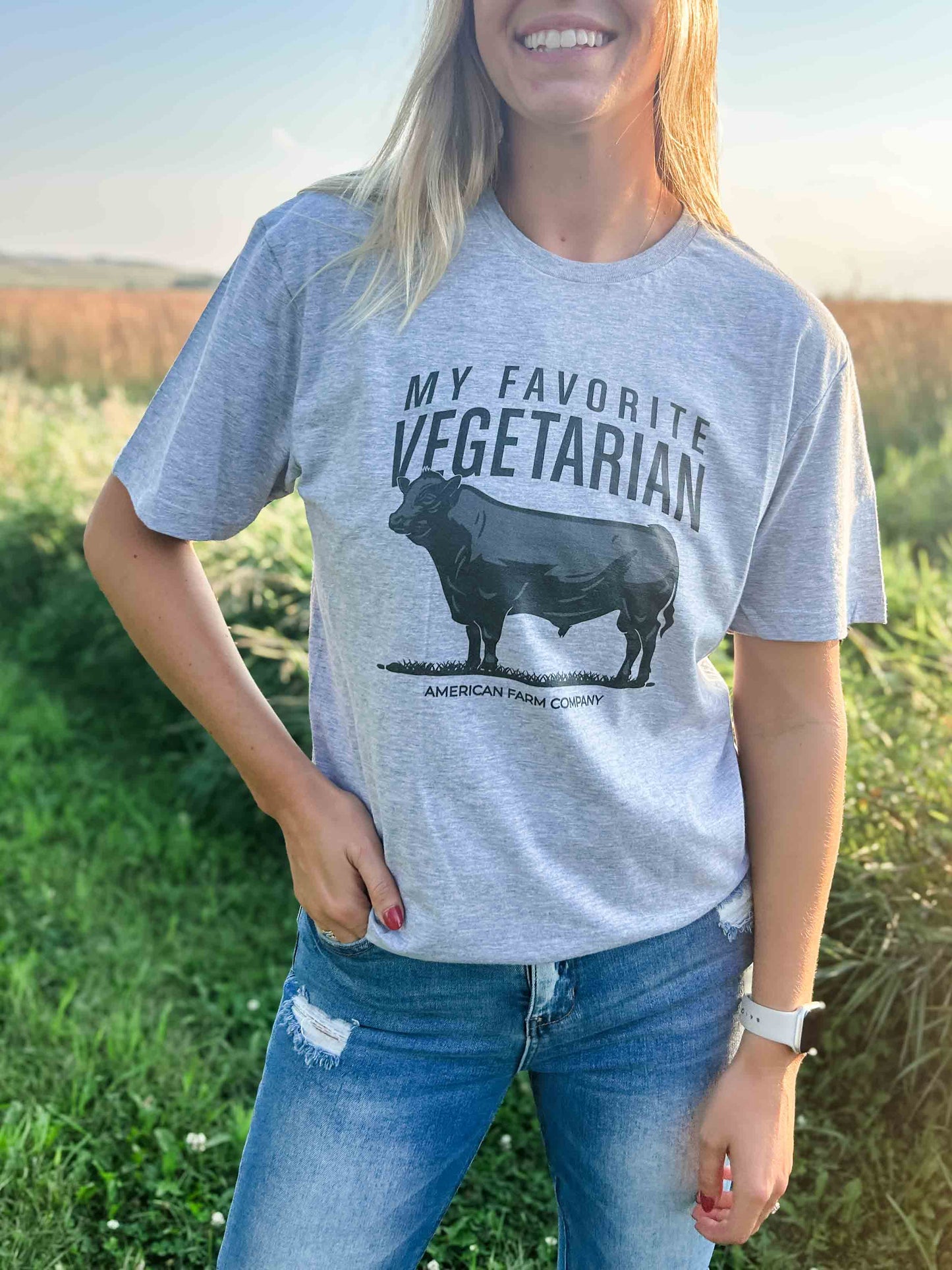 ‘My Favorite Vegetarian’ Steer Tee