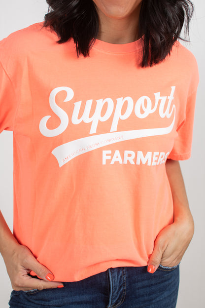 Support Farmers Neon Tee