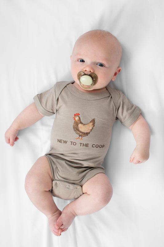 'New to the Coop' Onesie