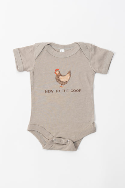 'New to the Coop' Onesie