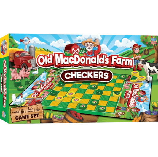 Old MacDonald's Farm Checkers - American Farm Company