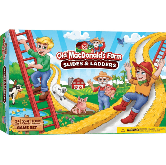 Old Macdonald's Farm Slides and Ladders Game - American Farm Company