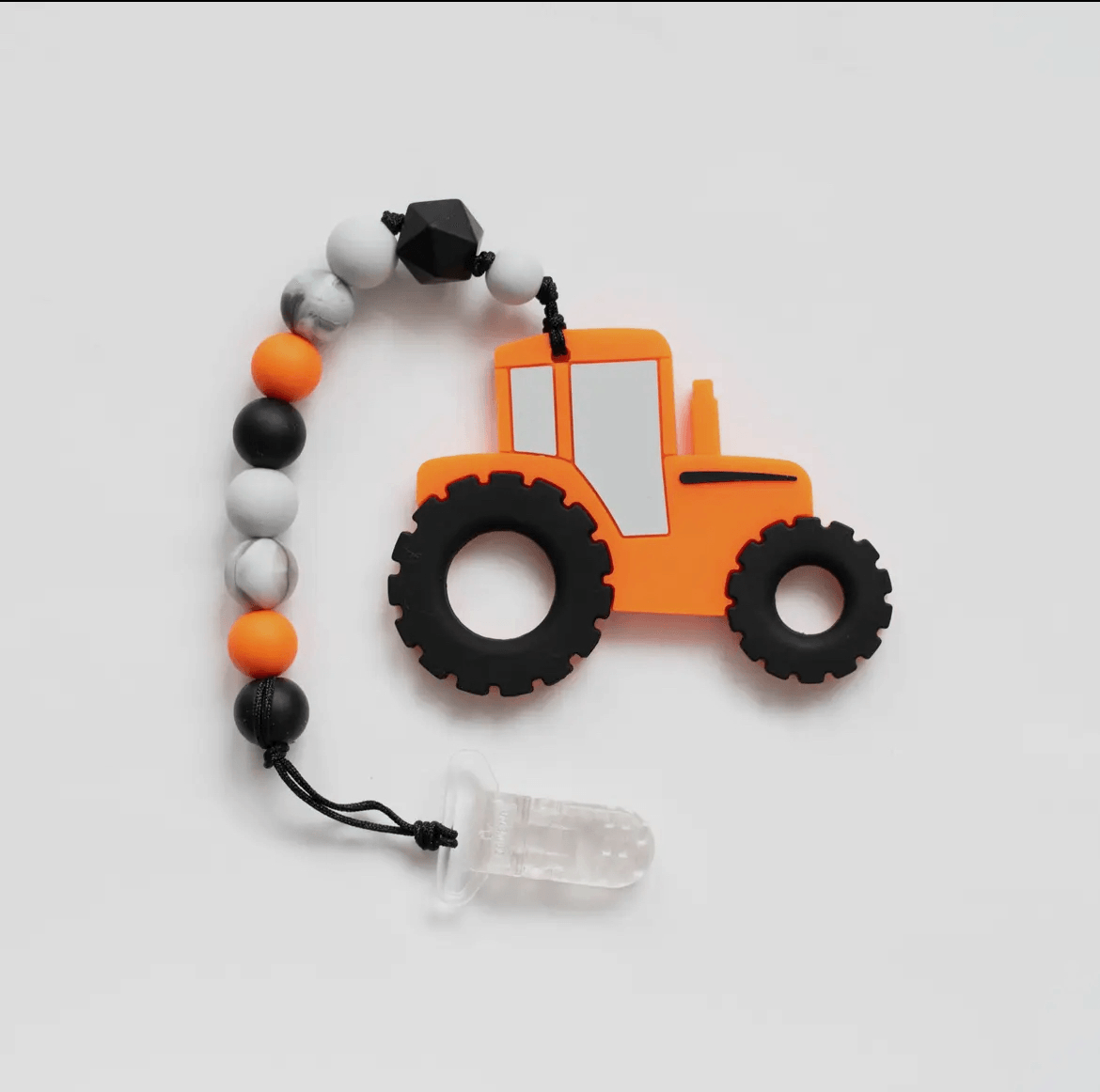 Orange Tractor Teether - American Farm Company