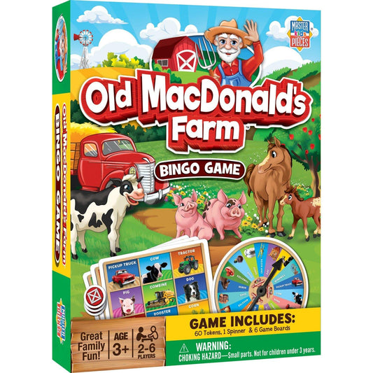 Old MacDonald's Farm Bingo Game - American Farm Company