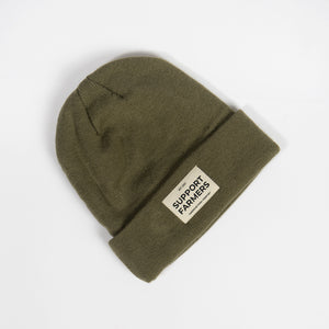 Olive ‘Support Farmers’ Beanie