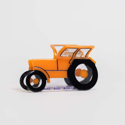 Orange Tractor Hair Clip - American Farm Company