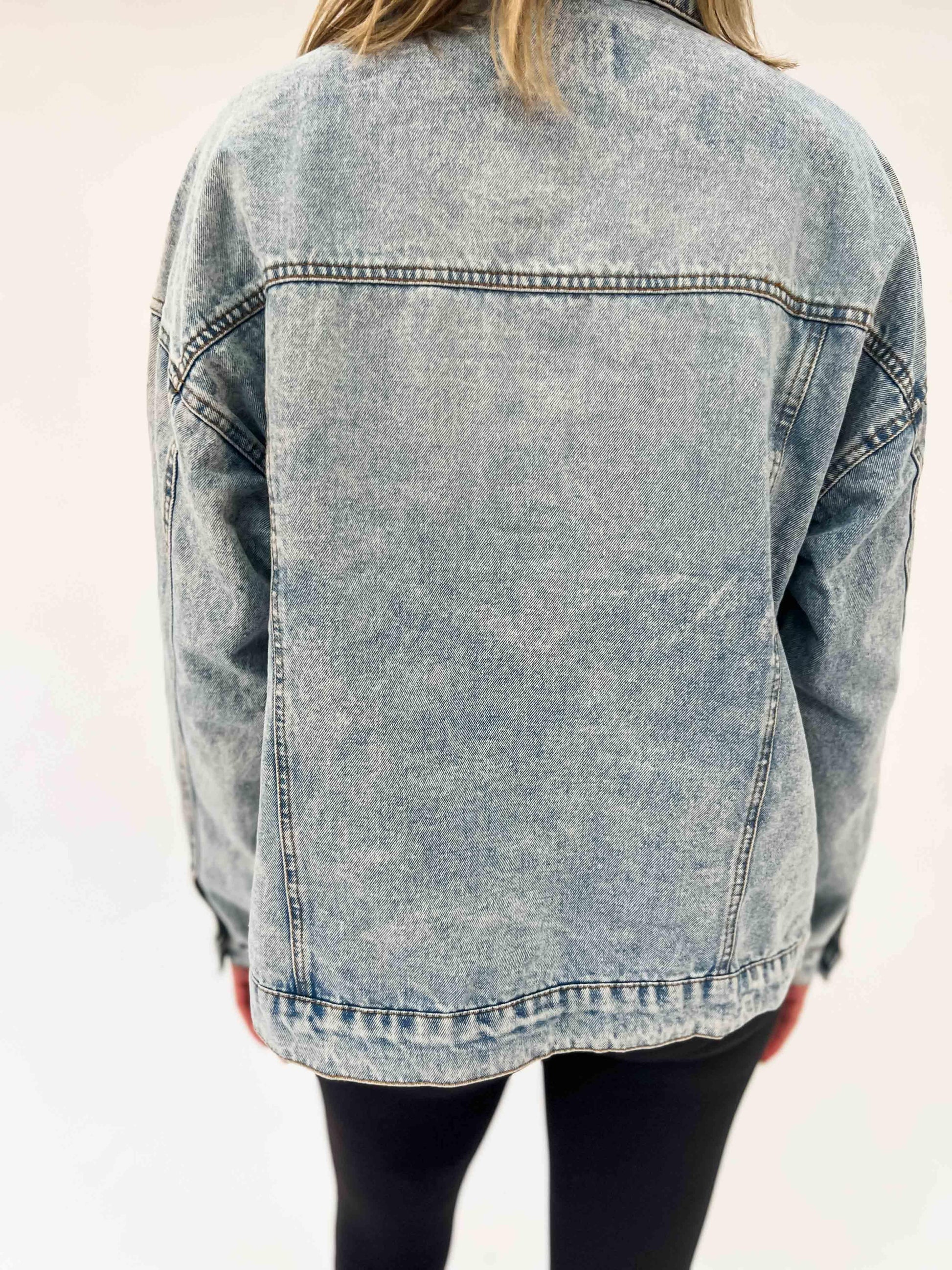 Oversized Denim Jacket - American Farm Company