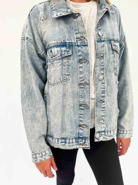 Oversized Denim Jacket - American Farm Company