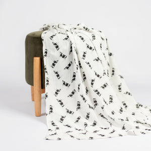 Holstein Muslin Swaddle Blanket