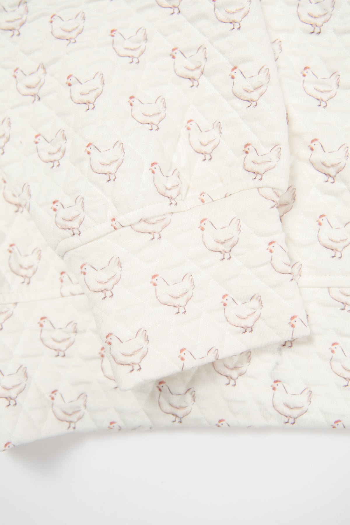 Oversized Quilted Chicken Sweater