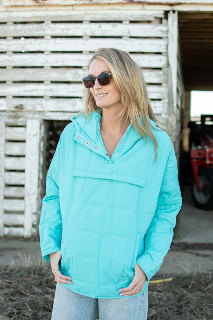 Padded Puff Hooded Pullover Jacket