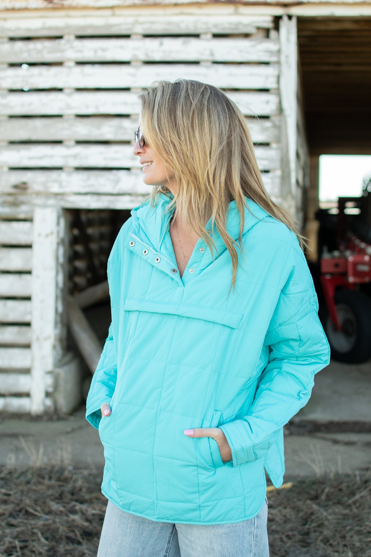 Padded Puff Hooded Pullover Jacket