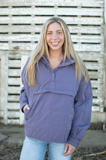 Padded Puff Hooded Pullover Jacket