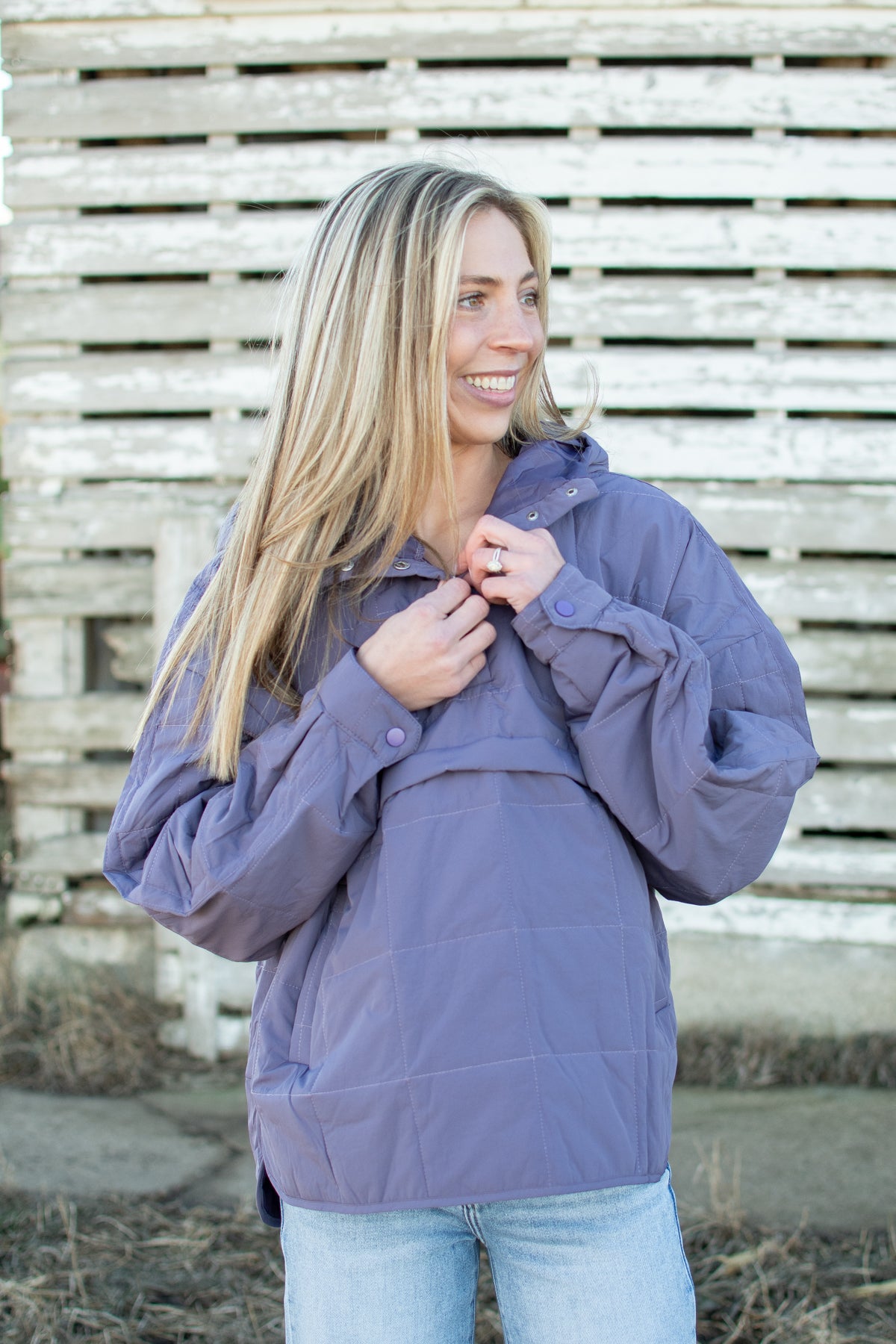 Padded Puff Hooded Pullover Jacket