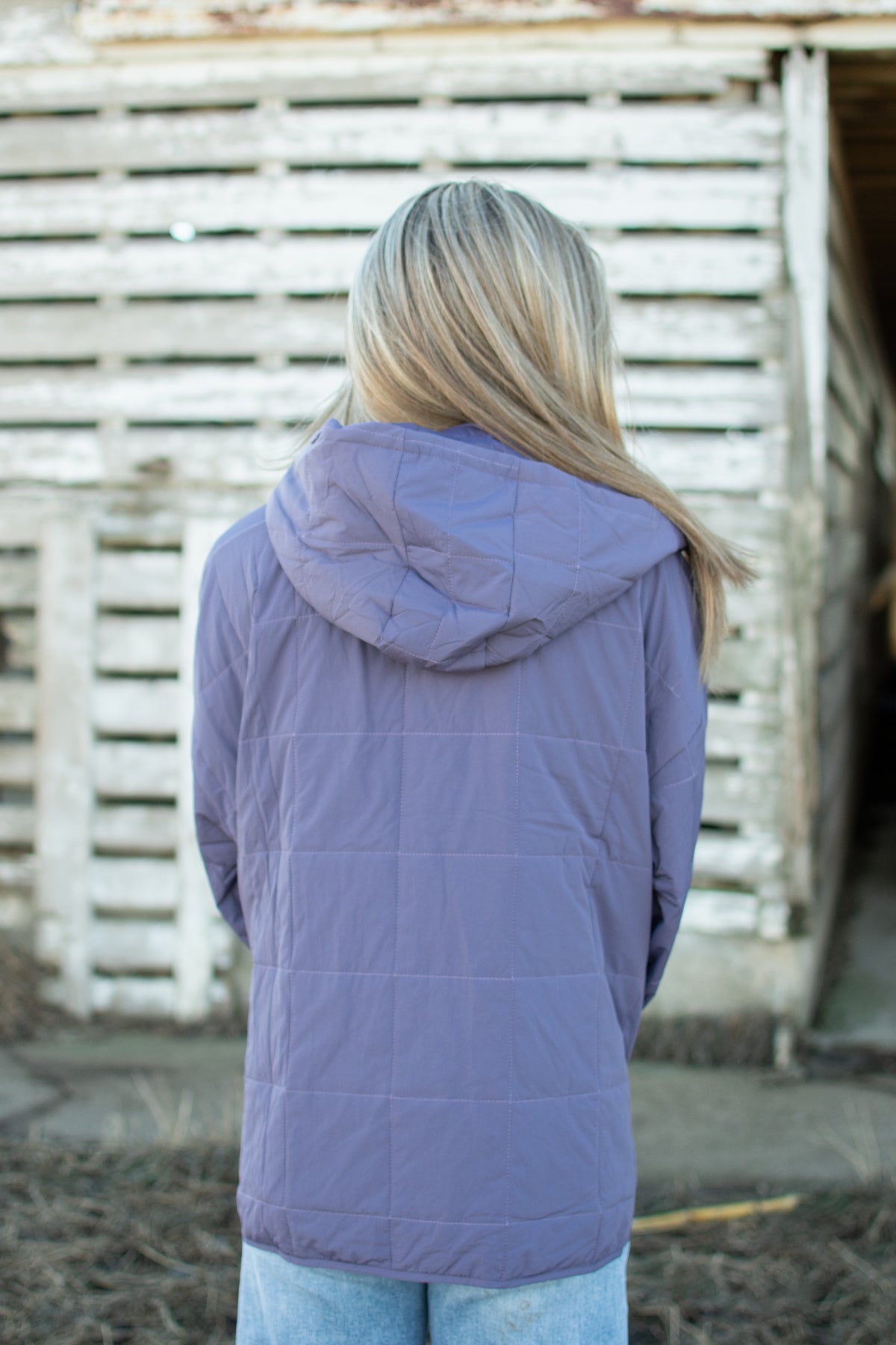Padded Puff Hooded Pullover Jacket