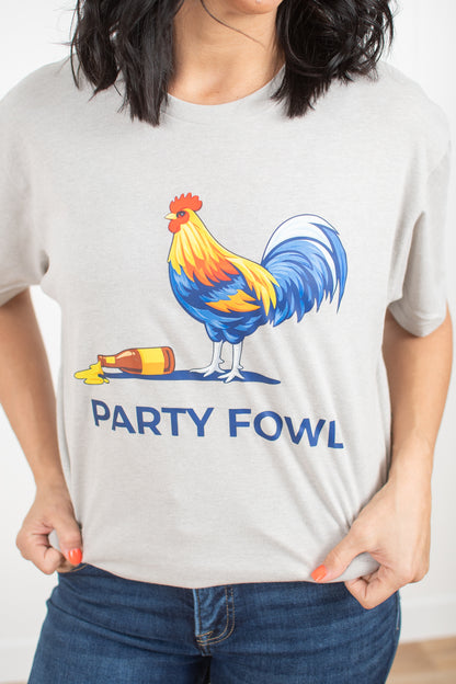 Party Fowl' Rooster Tee