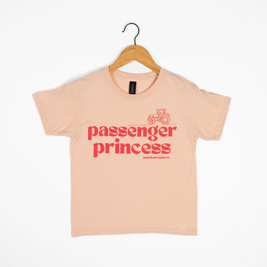 Passenger Princess Toddler & Youth Peach Tee - American Farm Company