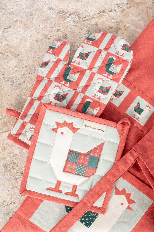 Patchwork Chicken Gift Bundle For Her