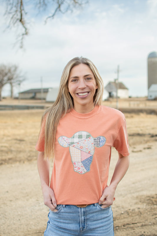 Patchwork Cow Tee