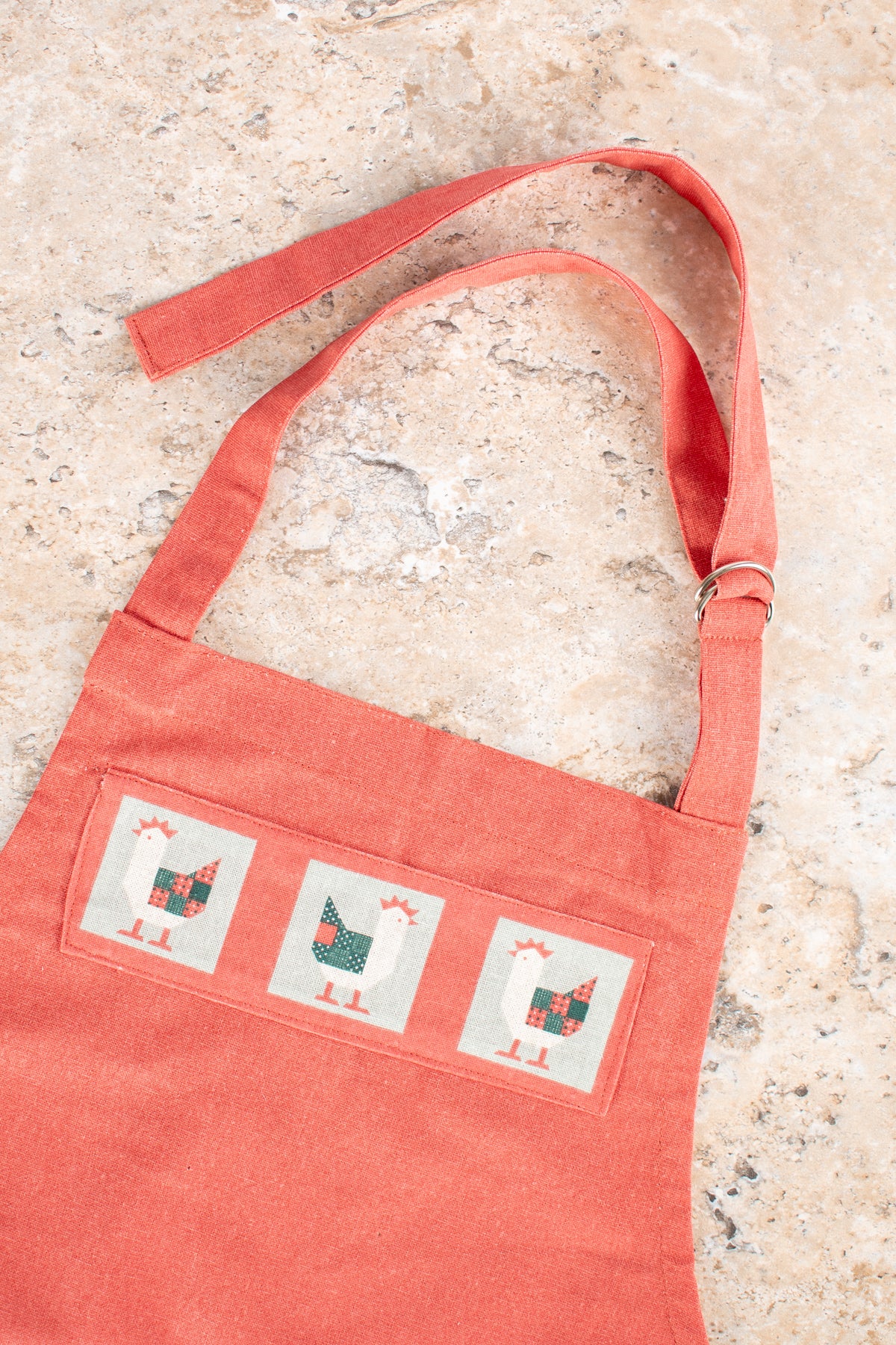 Patchwork Christmas Chicken Apron