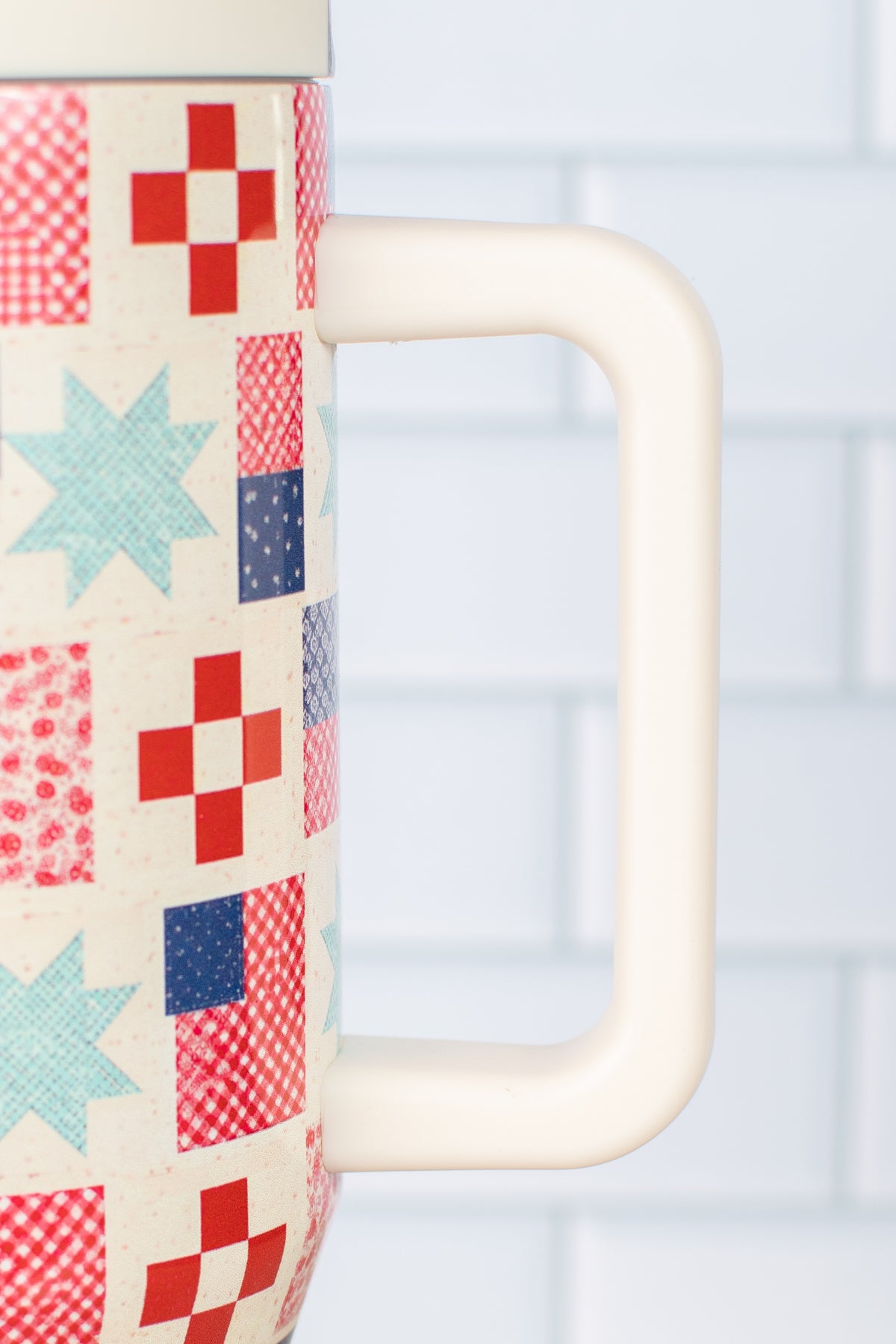 Patriotic Patchwork 40oz Water Tank Tumbler