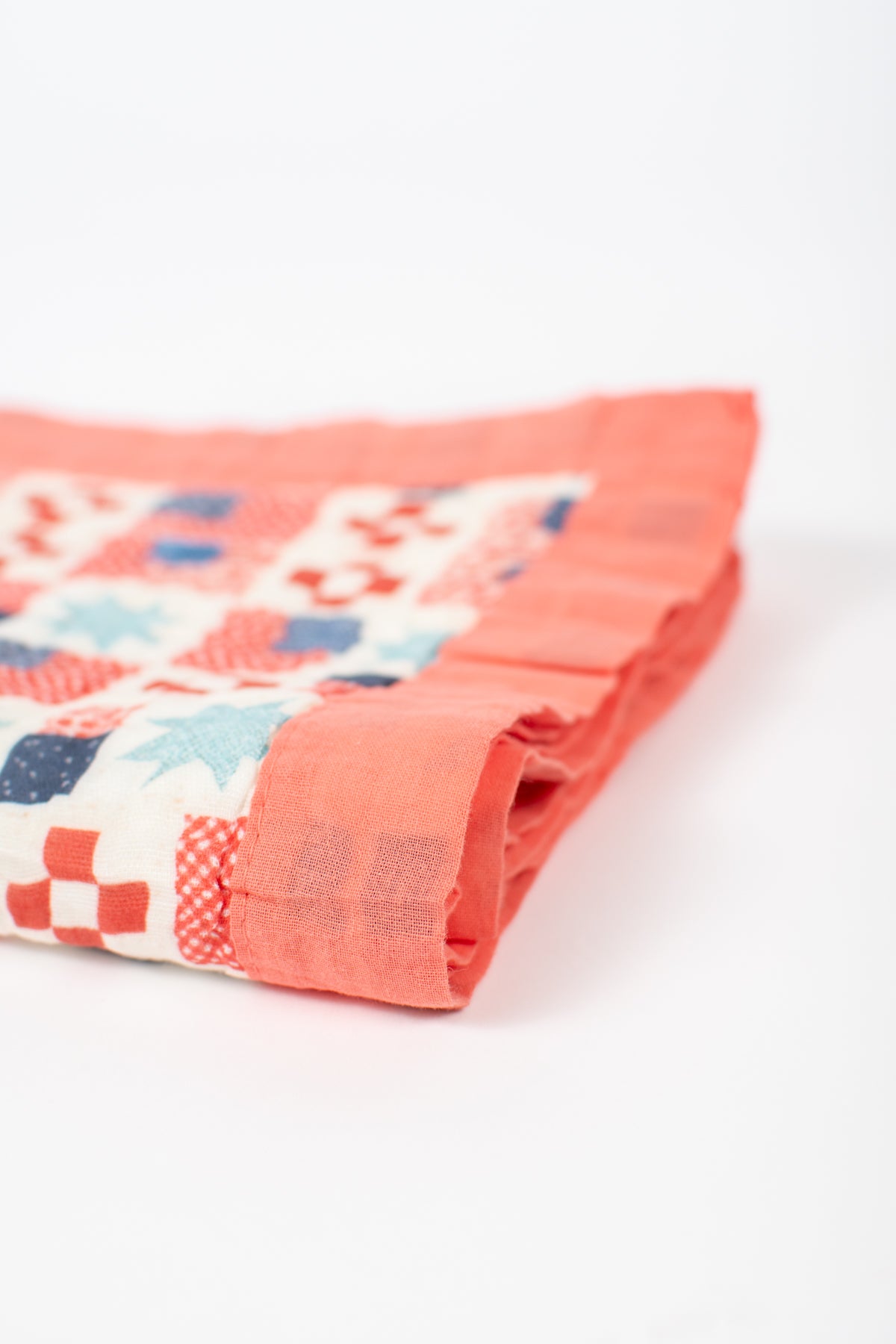 Patriotic Patchwork Cotton Baby Blanket