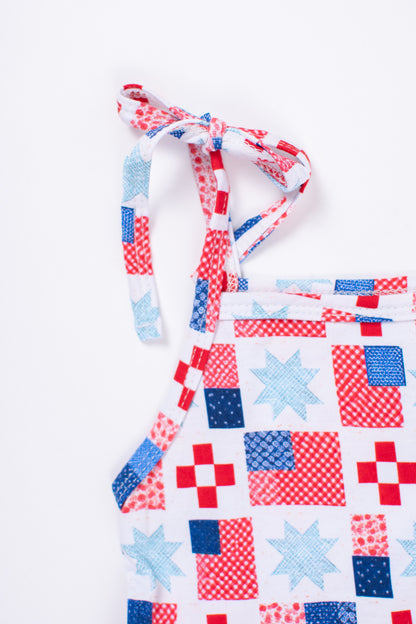 Patriotic Patchwork Toddler/Youth Bamboo Dress
