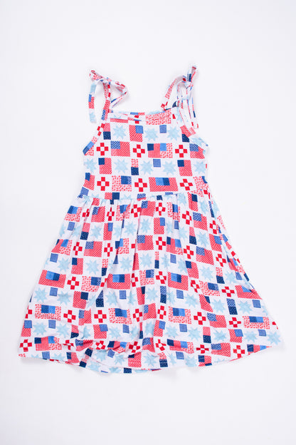 Patriotic Patchwork Toddler/Youth Bamboo Dress