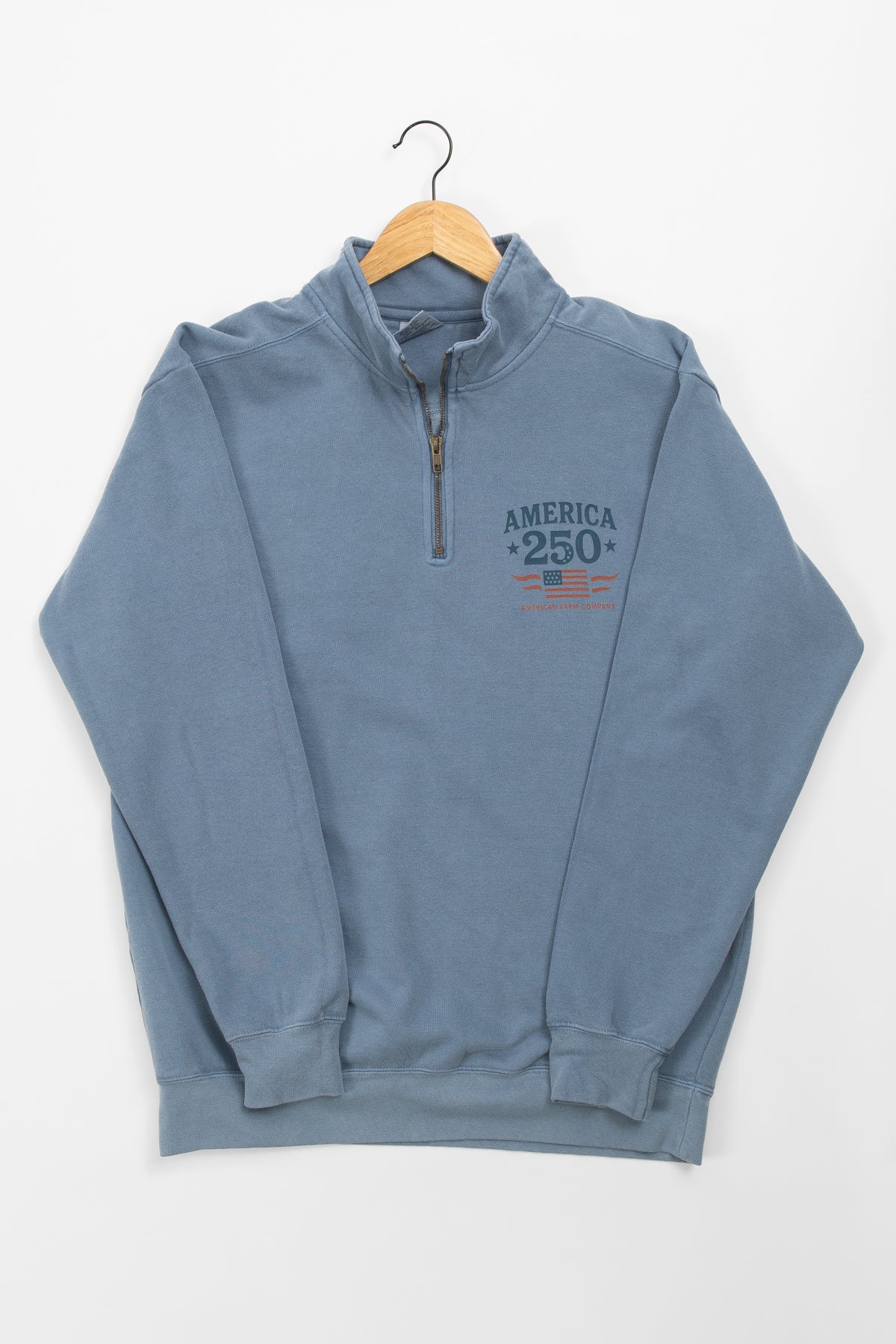 Patriotic 'America 250' Blue 1/4 Zip