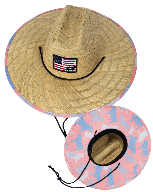 Patriotic Cow Camo™ Adult Straw Hat